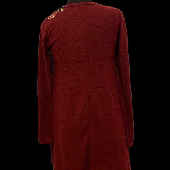 5 for $30.  Justify Burgundy Knit Dress - Picture 6 of 11